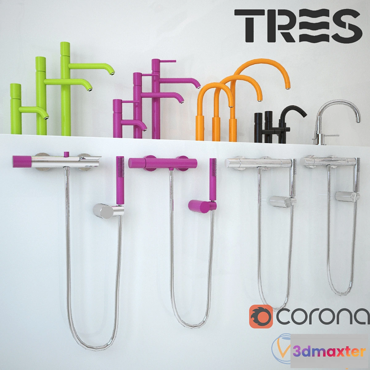 1460690 - Tres Study colors 3D Max