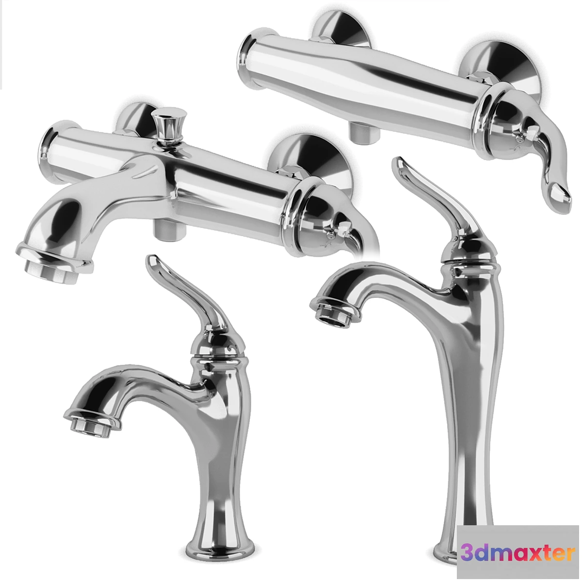 1464208 - faucet belbagno tiffany 3D Max