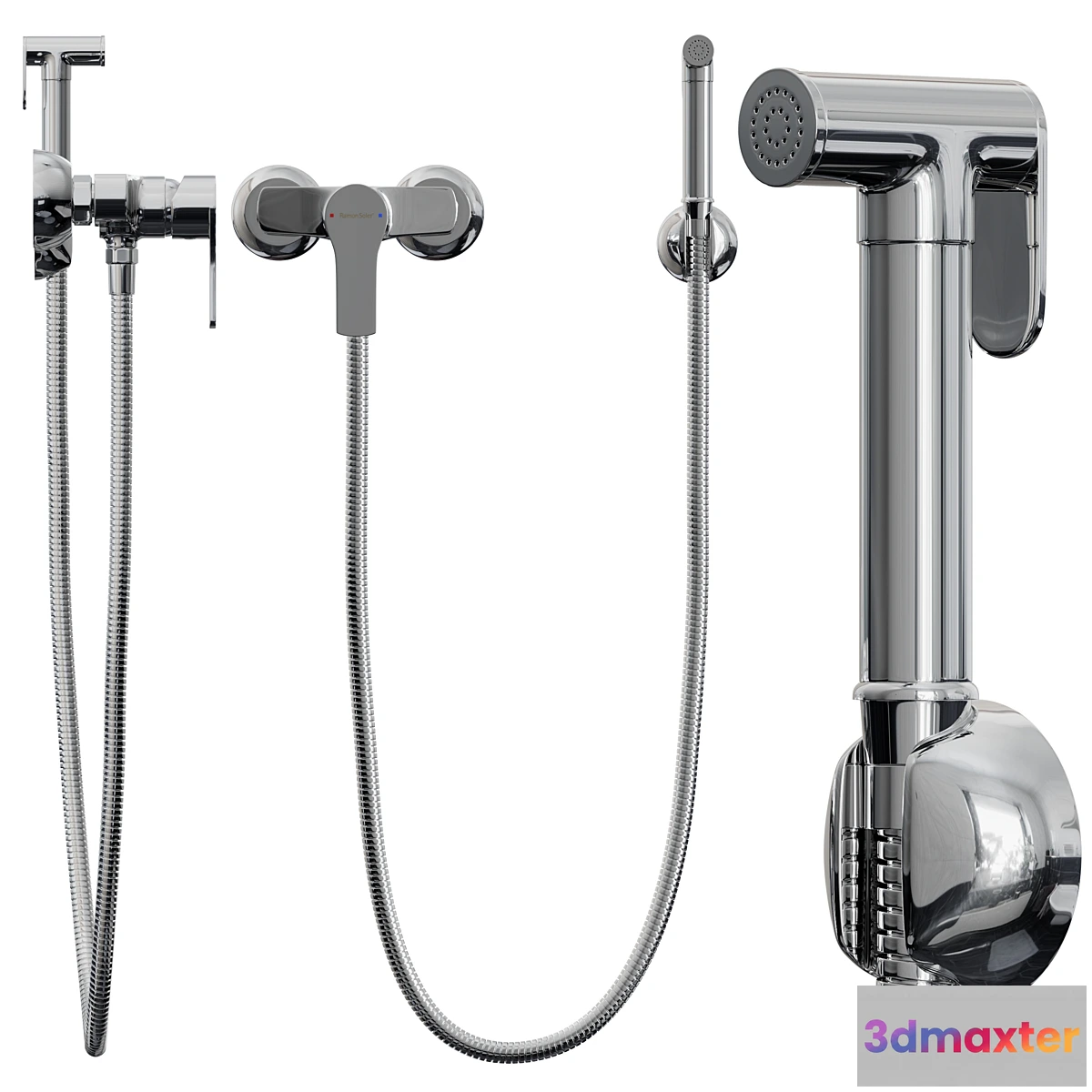 1464330 - Sanitary shower Ramon Soler TITANIUM 1844WC 3D Max
