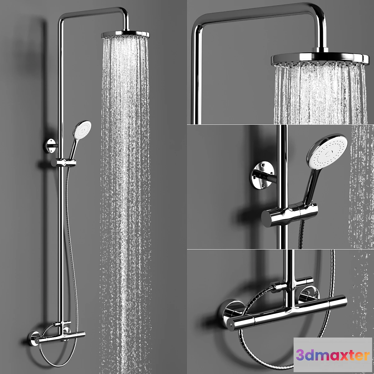 1469366 - shower + Faucet 3D Max