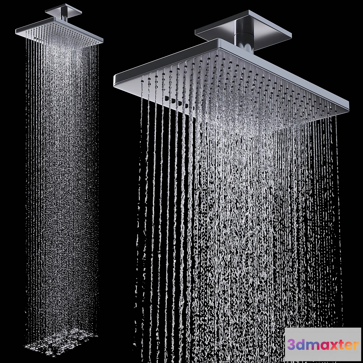 1478332 - Overhead shower 460300 2jet 3D Max