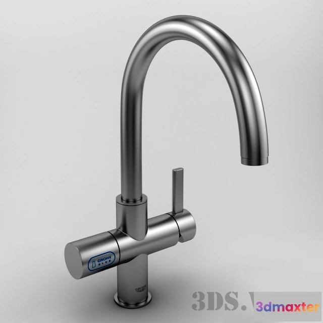 1645010 - kitchen - Mixer Grohe Blue 3D Max