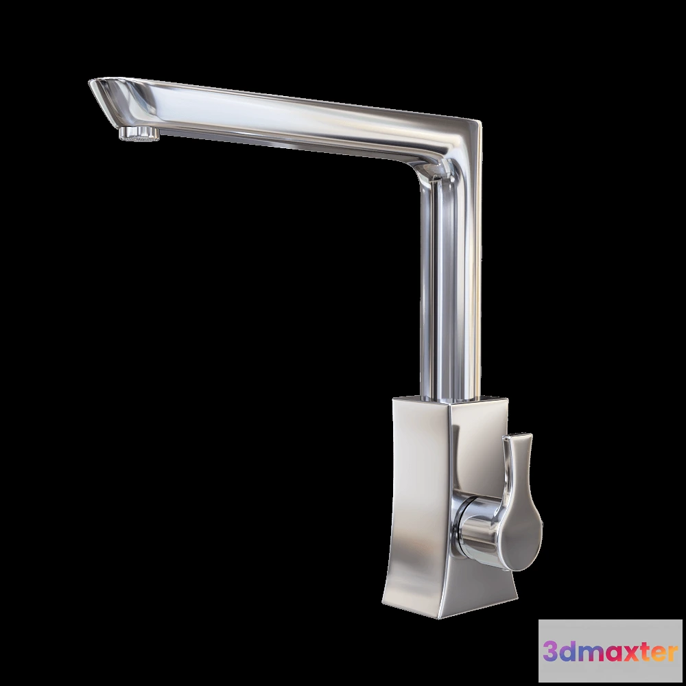 1645110 - WasserKRAFT - Kitchen faucet Berkel 4807 3D Max