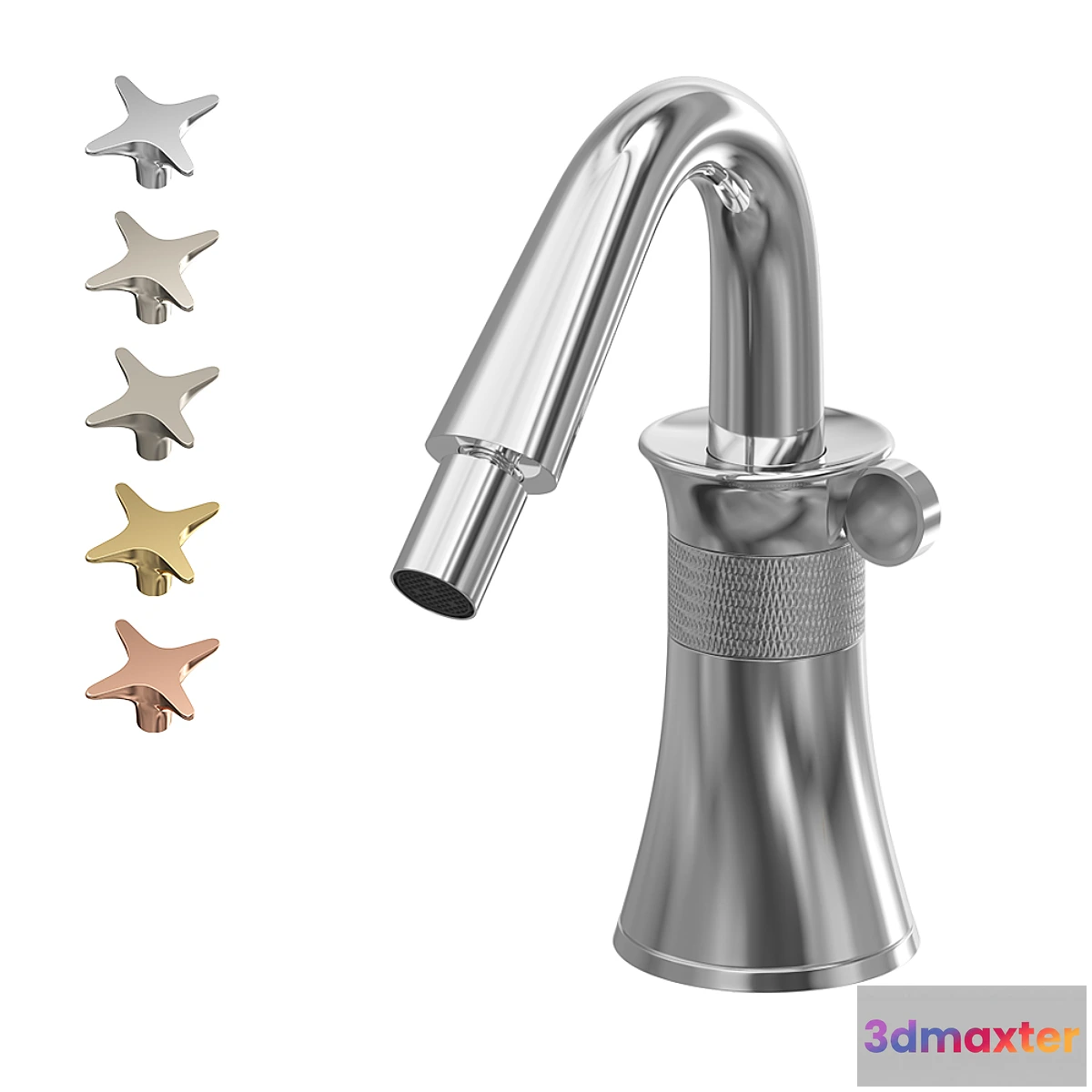 544817 - Single-hole bidet mixer Stella 130