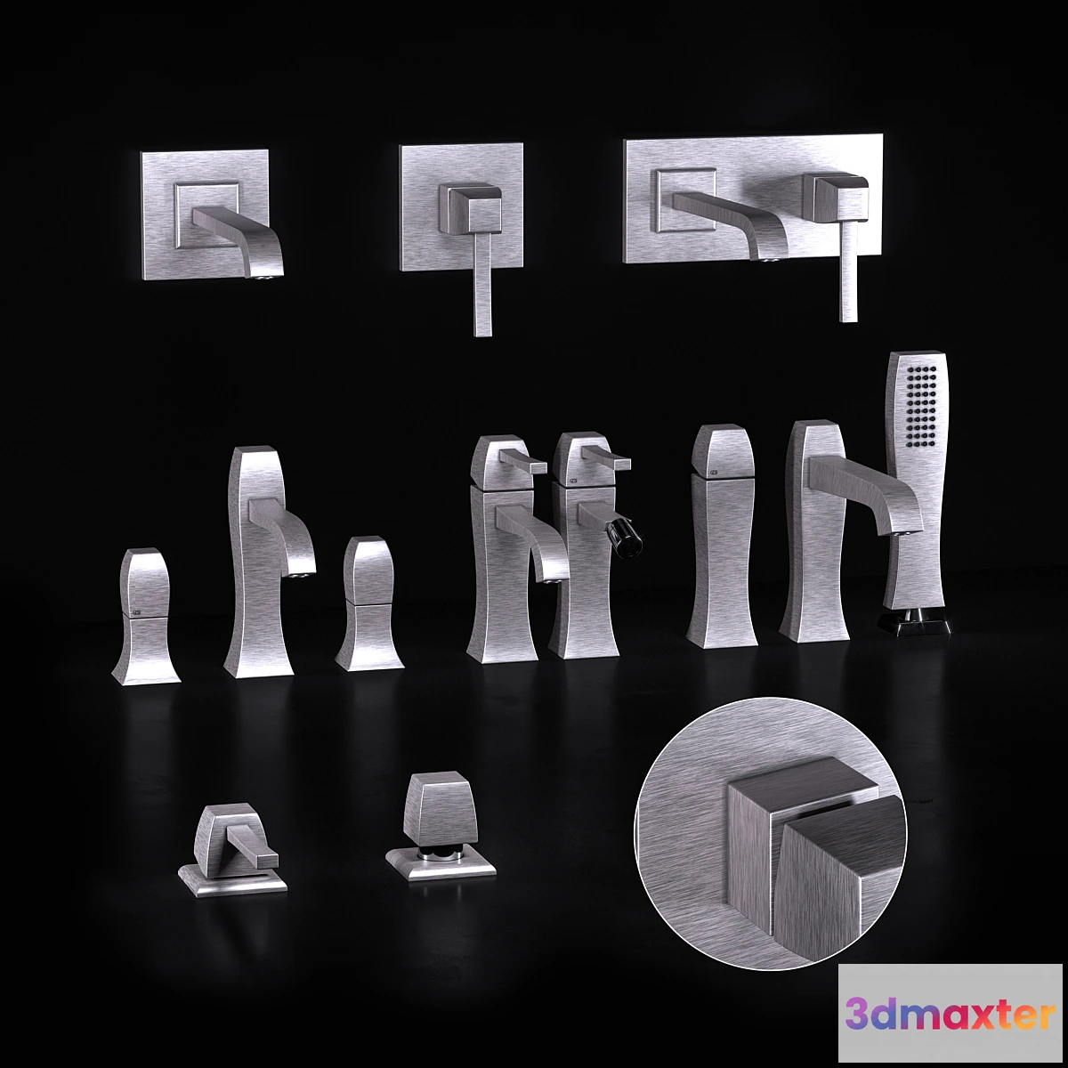 544901 - Gessi Mimi mixers for sink and bath