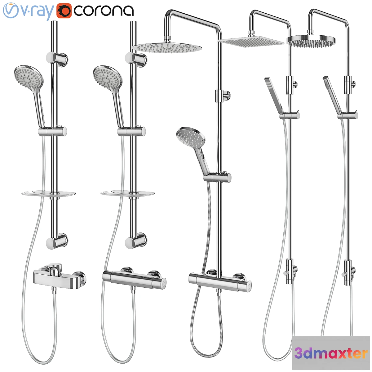 544919 - Shower Systems Gustavsberg Set 110 (5 variants)