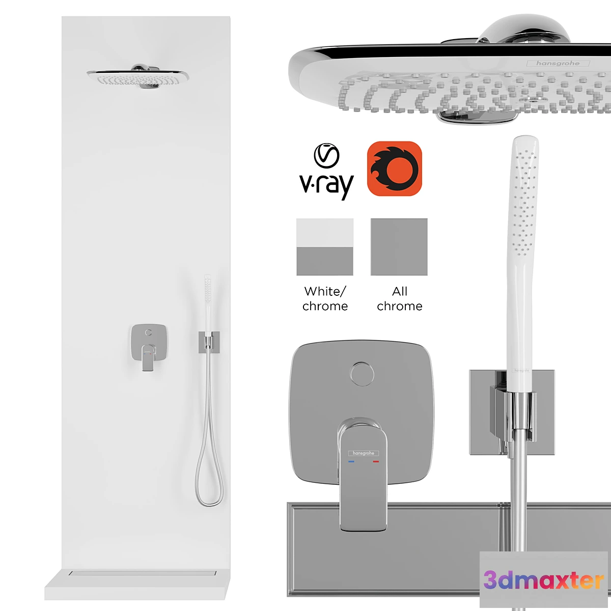 544963 - Hansgrohe Puravida Shower Set