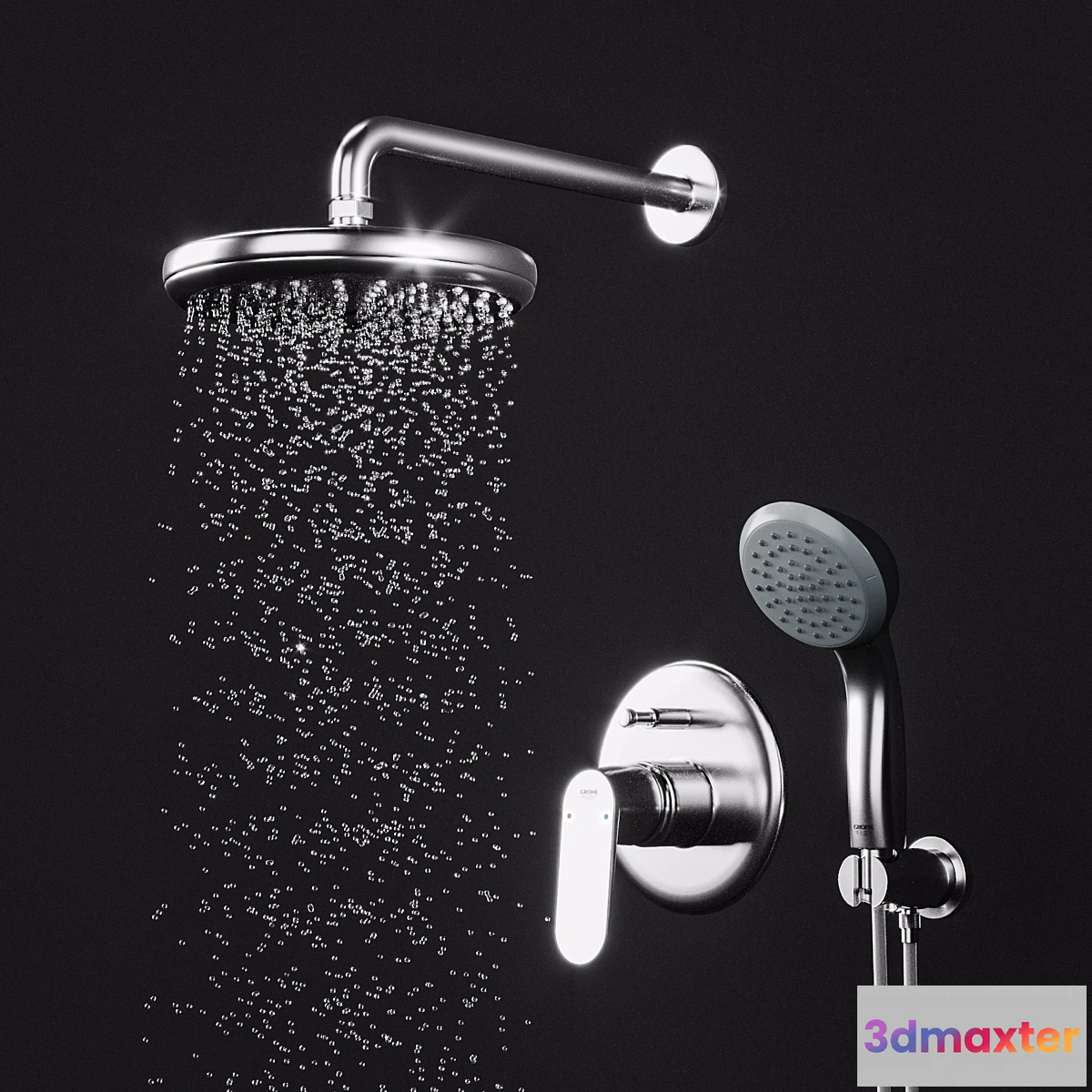 544975 - Grohe Eurosmart Cosmopolitan Shower Set