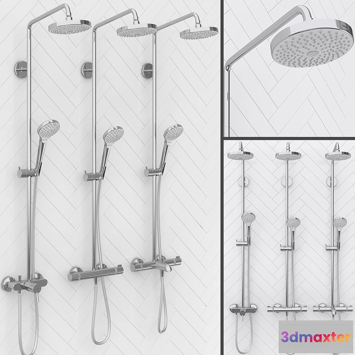 545027 - HANSGROHE shower systems  Croma Select S 180
