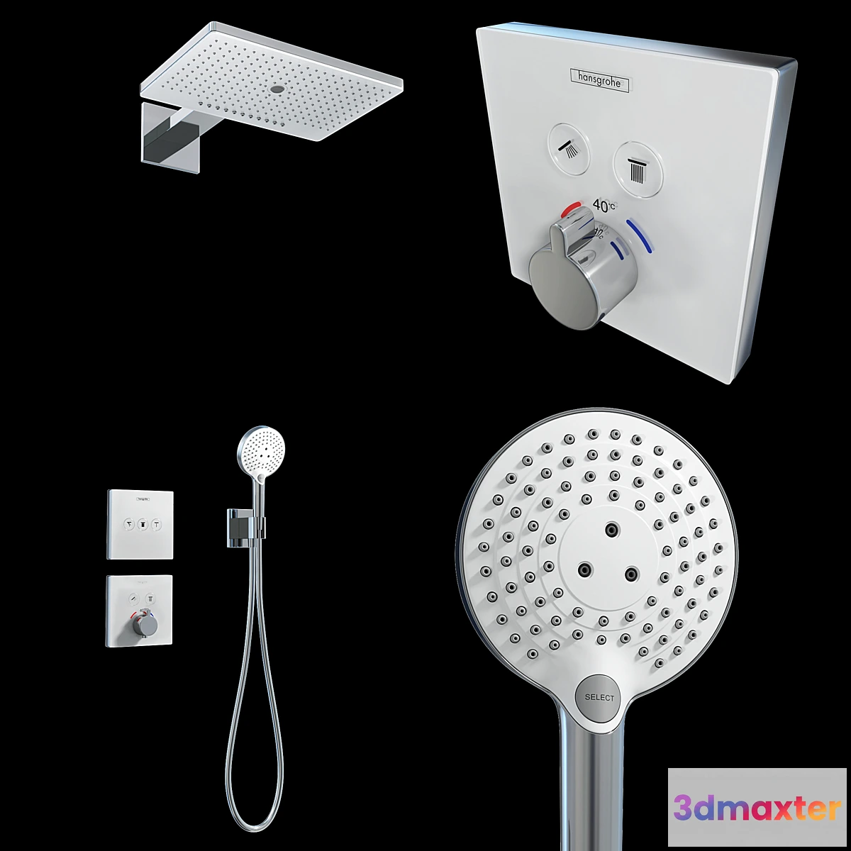 545059 - Hansgrohe Shower Rainmaker Select 460 3jet