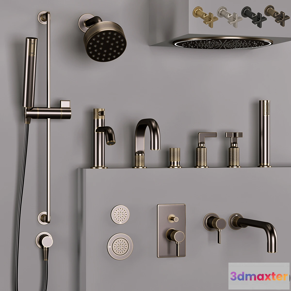 545073 - Gessi_bathroom_inciso_faucet_set 2