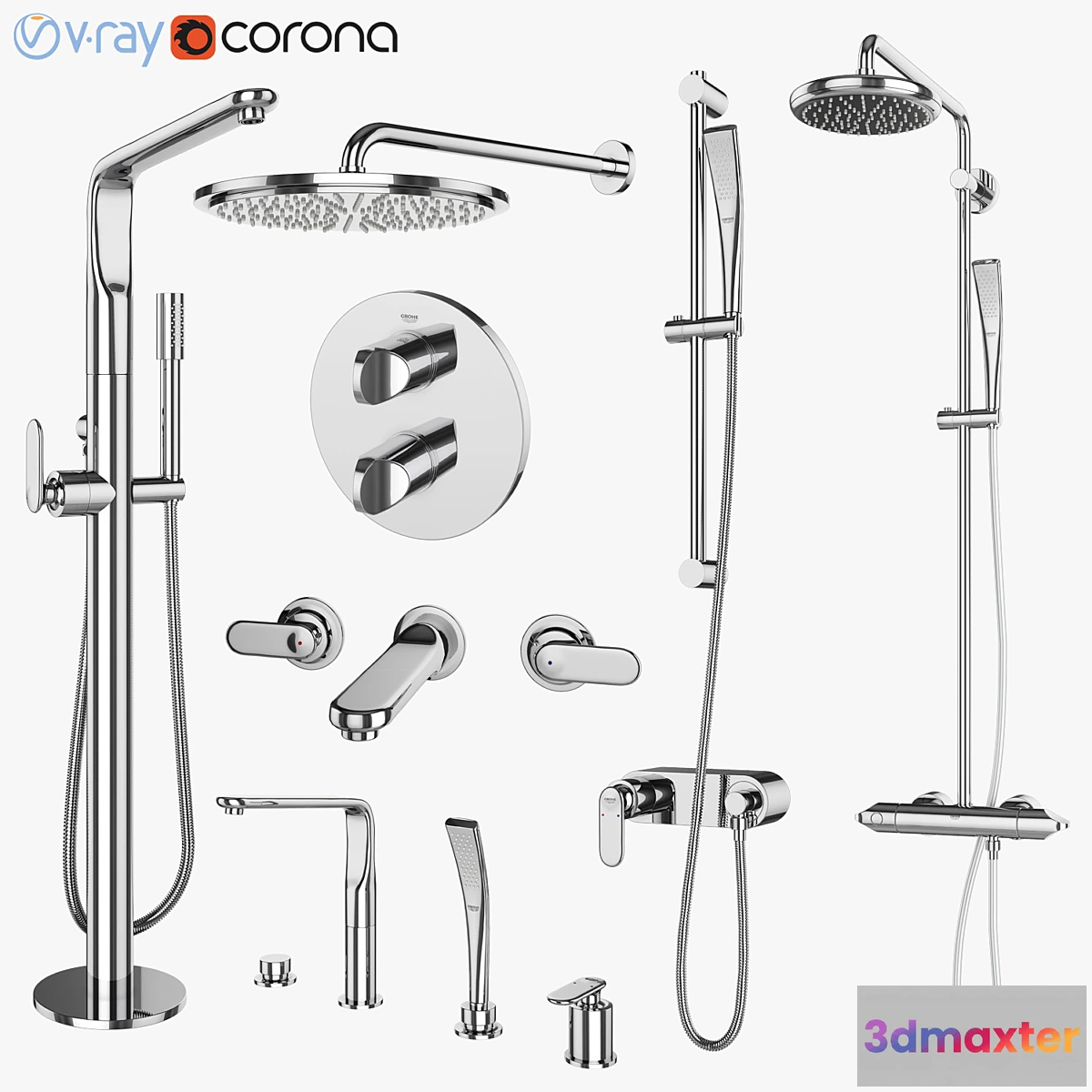 545181 - Mixers and showers GROHE  Veris set 69