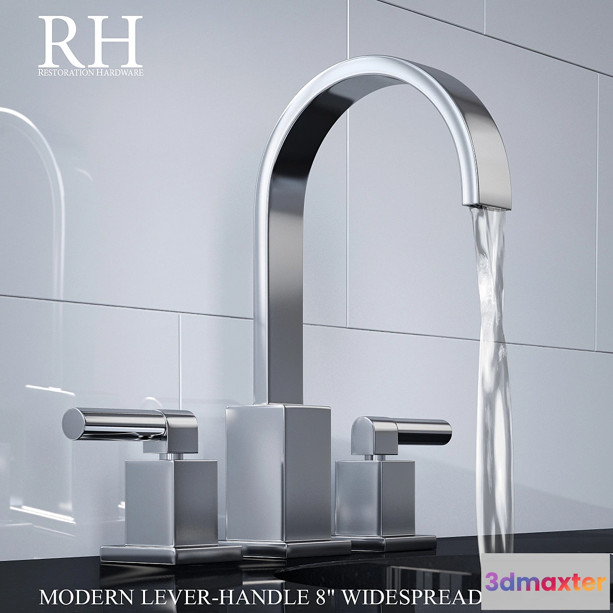 577282 - MODERN LEVER-HANDLE 8in WIDESPREAD FAUCET