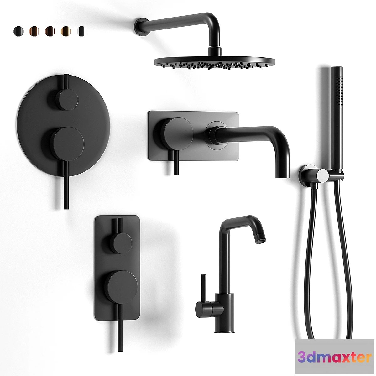 590222 - Plumbing set Paffoni sea