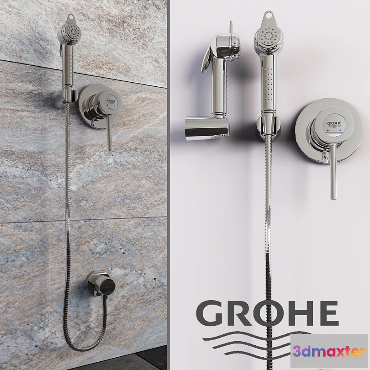 626261 - Grohe Bau classic hygienic shower