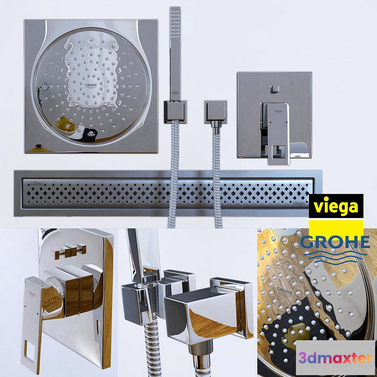 635395 - Shower mixer GROHE Euphoria Cube