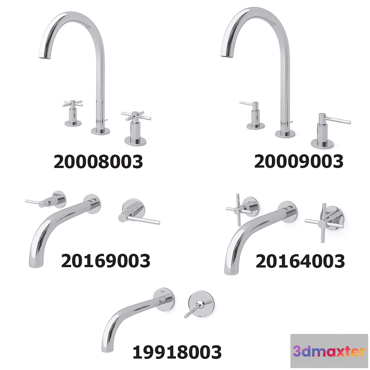 653519 - Mixers Grohe Atrio New SET 2 - No.2