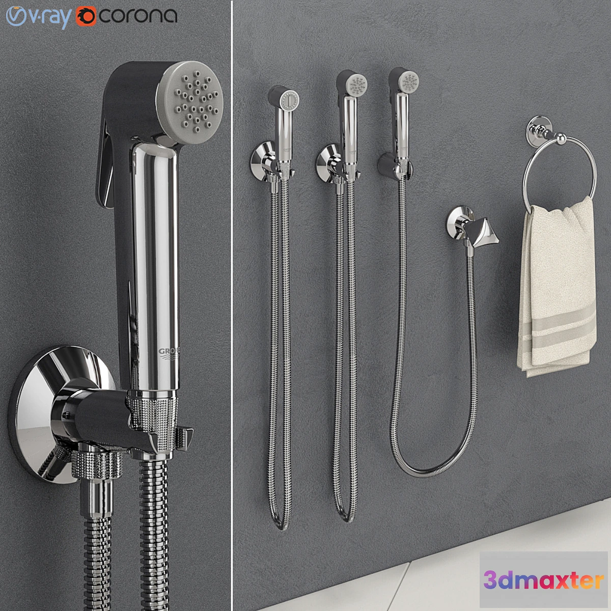 658905 - GROHE Tempesta-F Hygienic Shower Head Trigger Spray 30 Sena Trigger Spray 35 - No.2