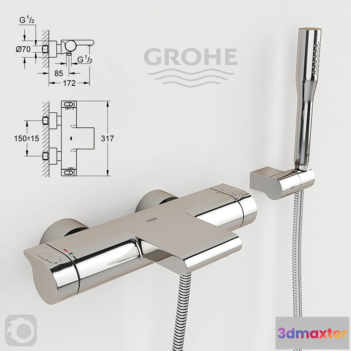 661535 - Thermostat Grohe Grohtherm 2000 34174001.
