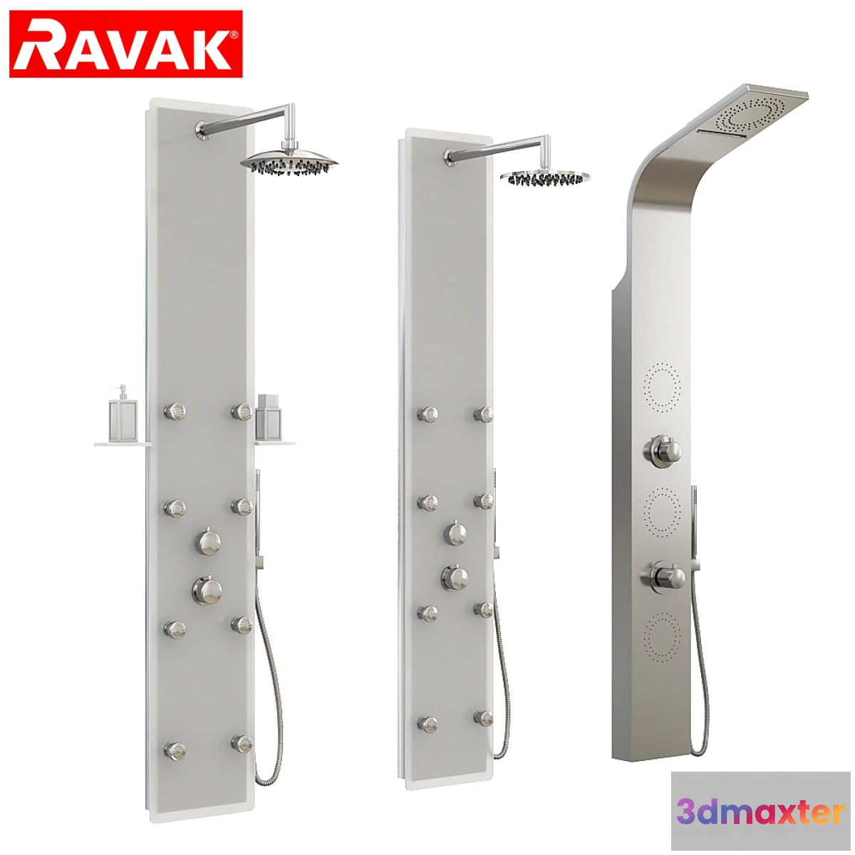 661555 - Hydromassage panels Ravak set 03