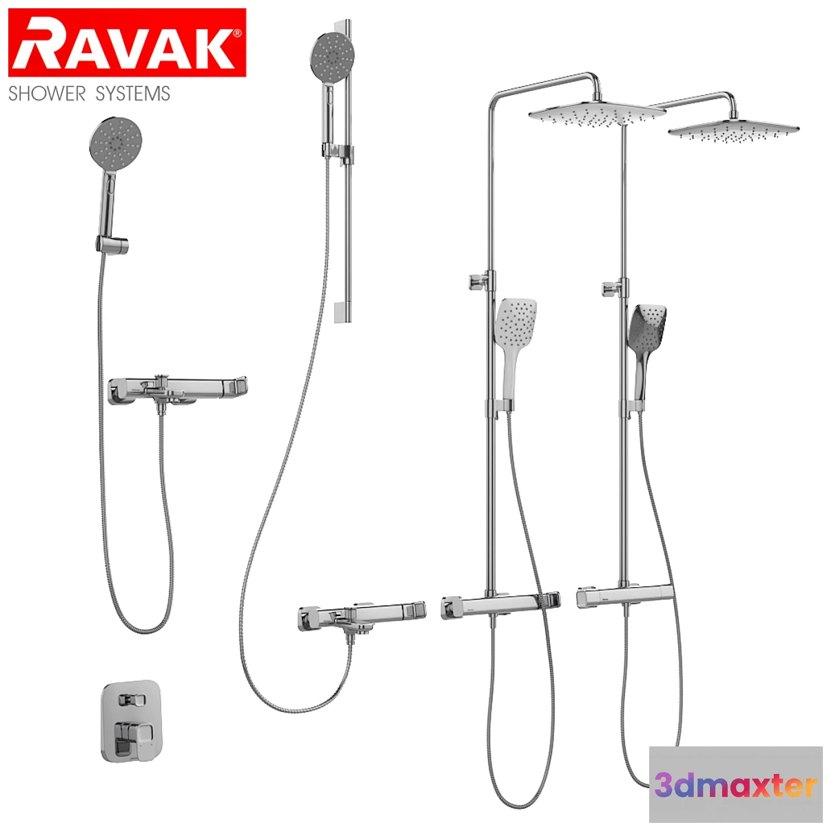 661559 - Bath and shower mixers Ravak 10 ° set 05