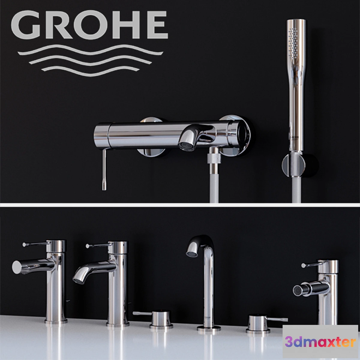 666003 - Set mixer Grohe Essence New (Part 1)