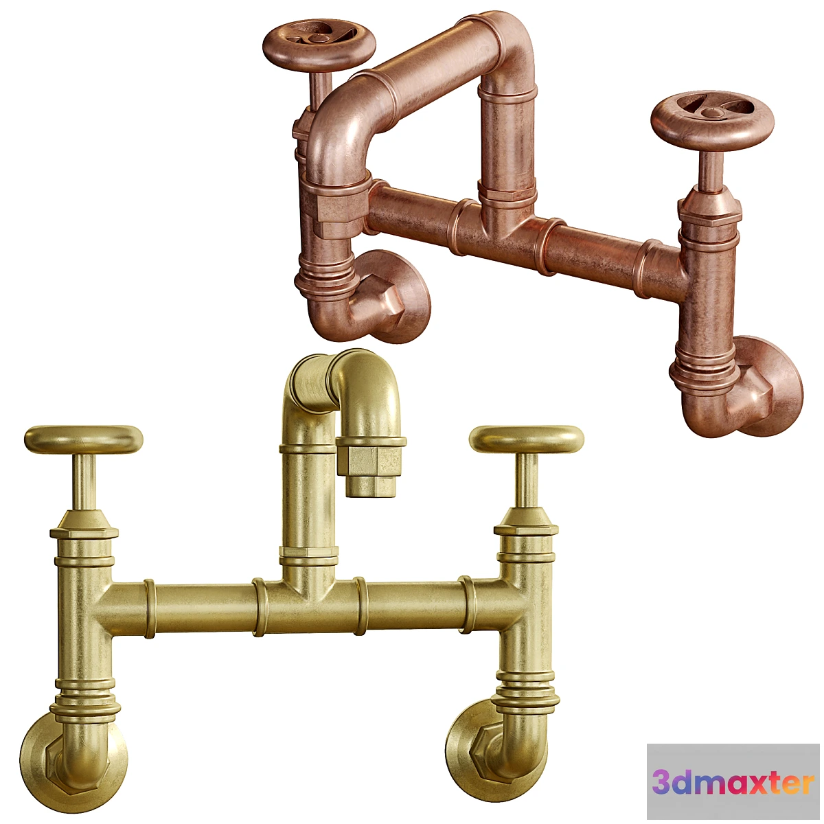 686890 - Watts Wall-Mount Bridge Bathroom Faucet