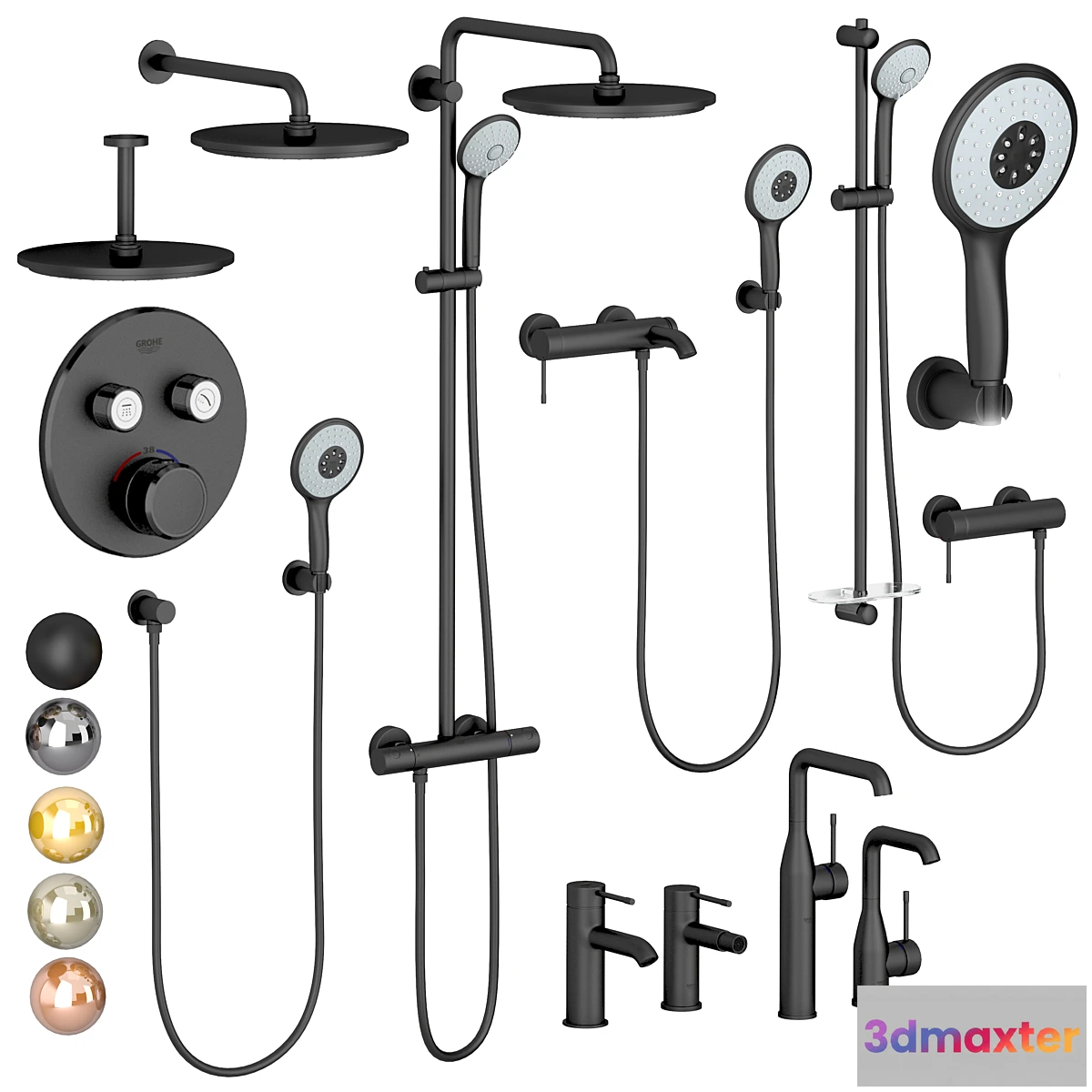 719474 - Grohe set 1  Essence  Euphoria  with adjustable watering can - No.2