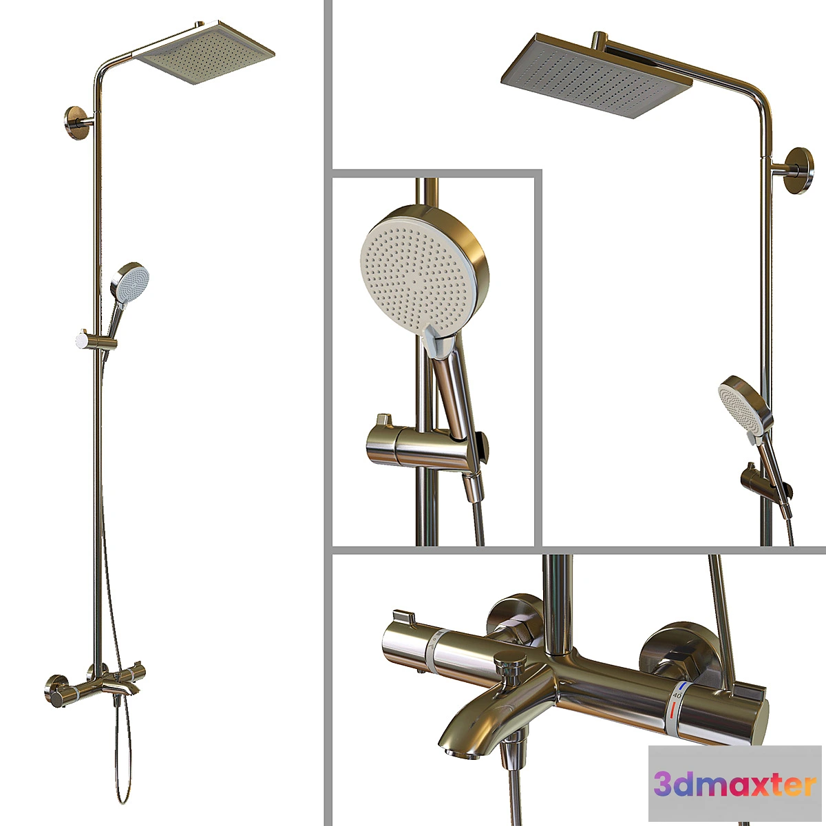 719600 - SHOWER STAND Hansgrohe Crometta E 240 1jet - No.3