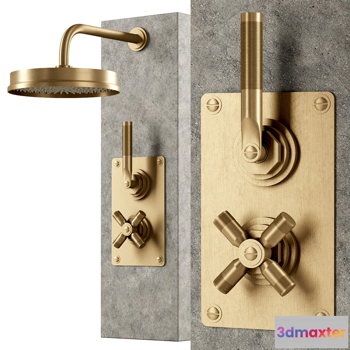 740563 - Landmark industrial urban shower by Samuel Heath _ Shower faucet - No.2
