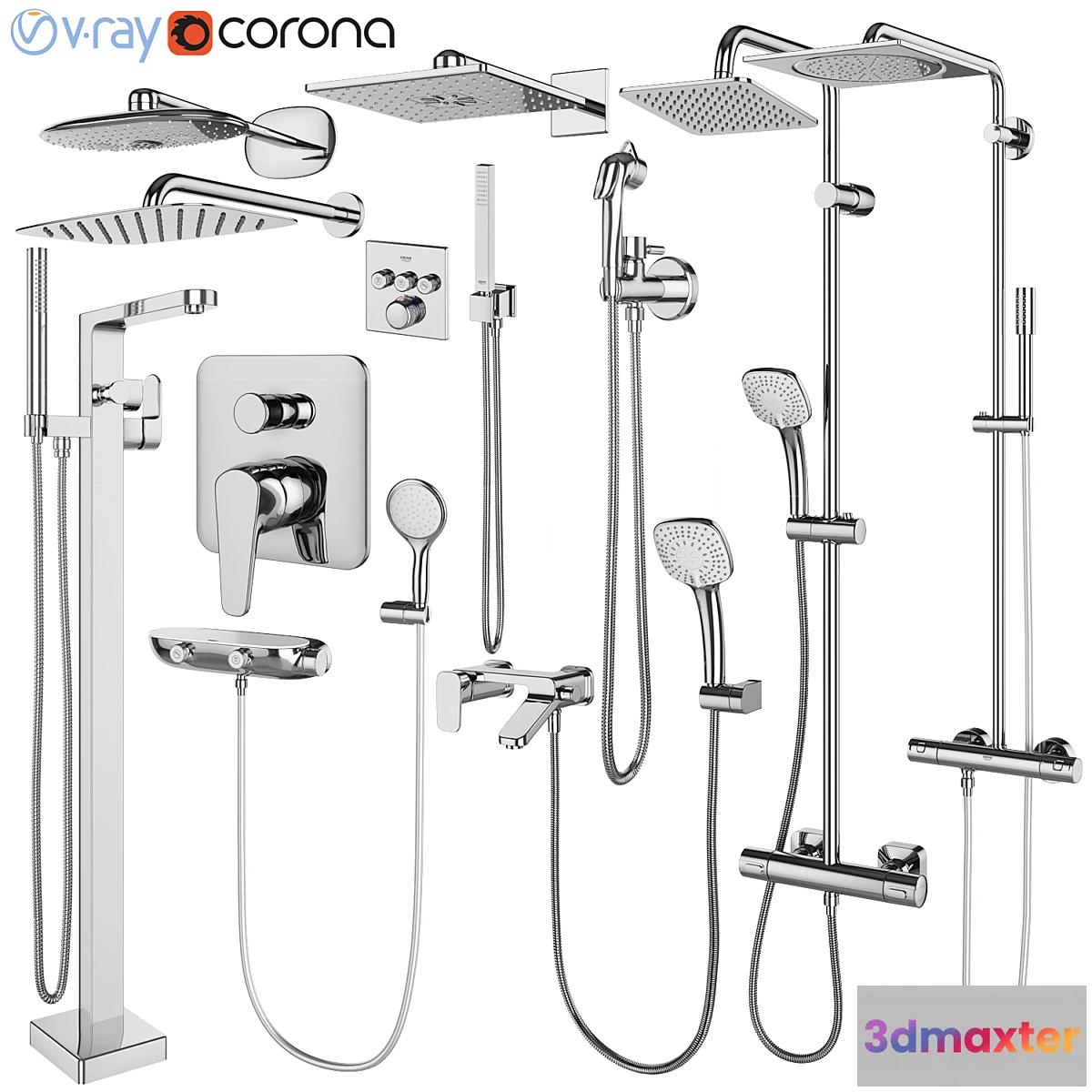 766817 - Faucets and shower systems Grohe and IDEAL standard set 146 - No.2