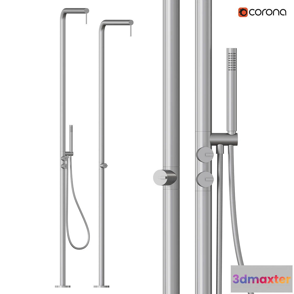 766867 - Quadrodesign CD018  Shower rack