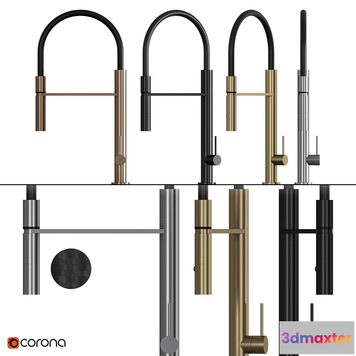773593 - DIAMETRO35 INOX  Kitchen faucet