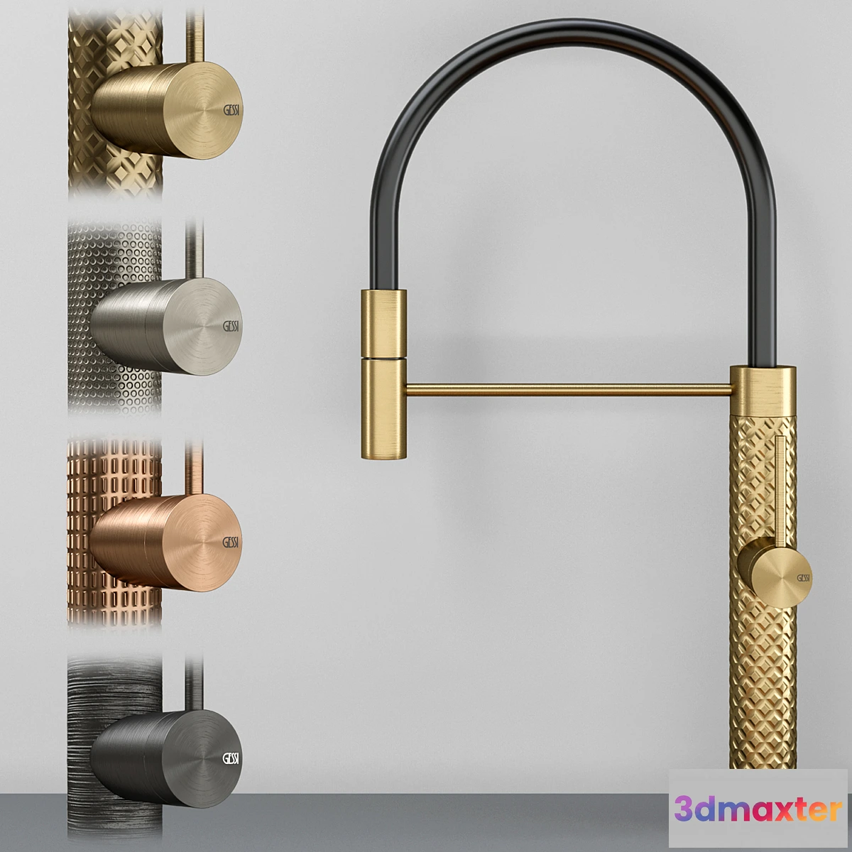 773625 - Gessi 316 Collection Kitchen Faucet Set