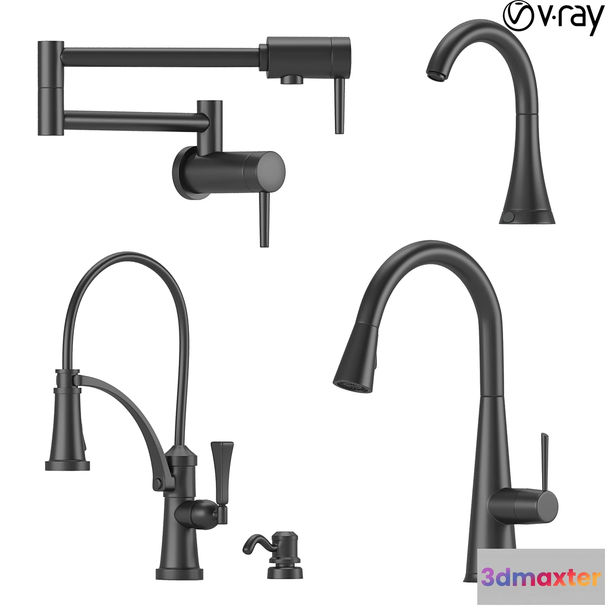 773641 - Collection of kitchen faucets