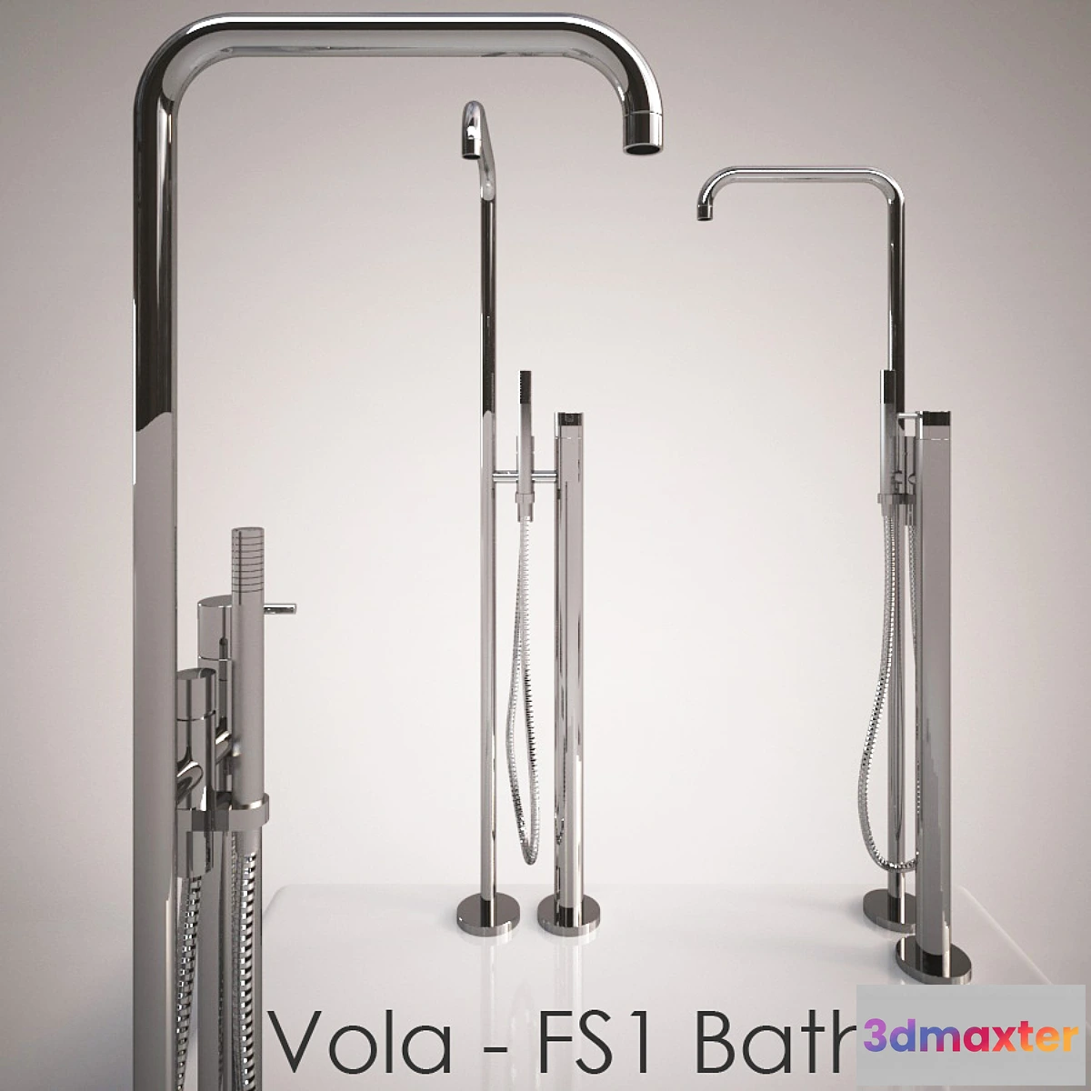 808310 - Vola FS1 Floormount Bath Filler