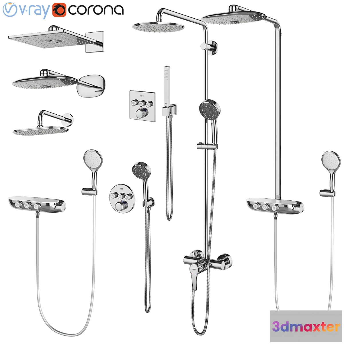 824446 - Shower systems GROHE set 97 - No.3