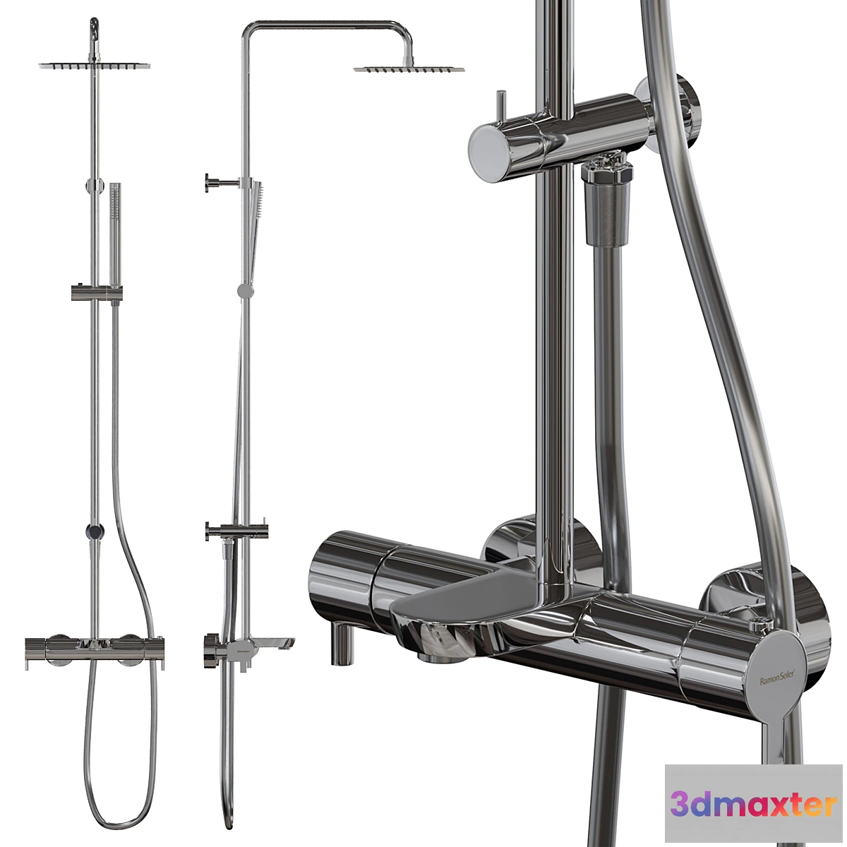 824564 - Shower system Ramon Soler DRAKO 335602RPK225 - No.3