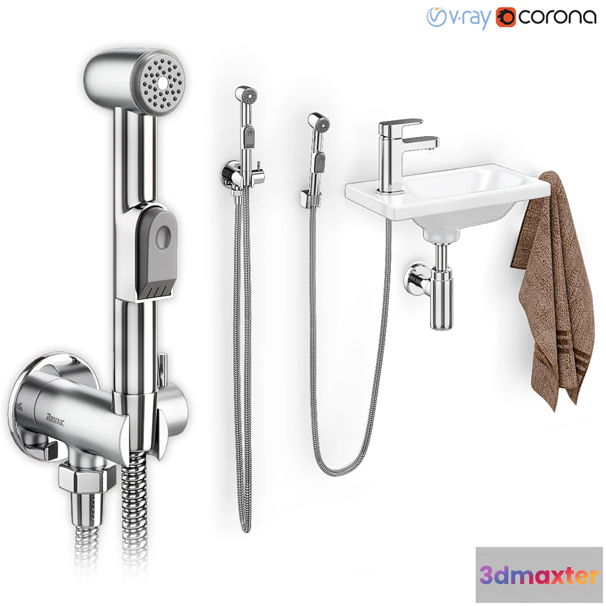 824662 - Hygienic shower with washbasin Ravak - No.4