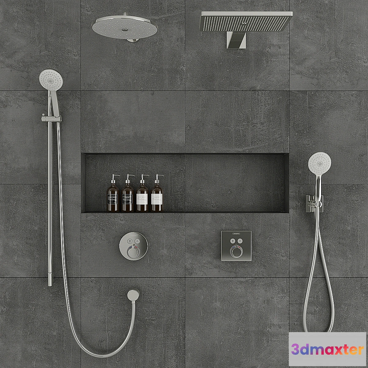 824696 - Hansgrohe shower system - No.4