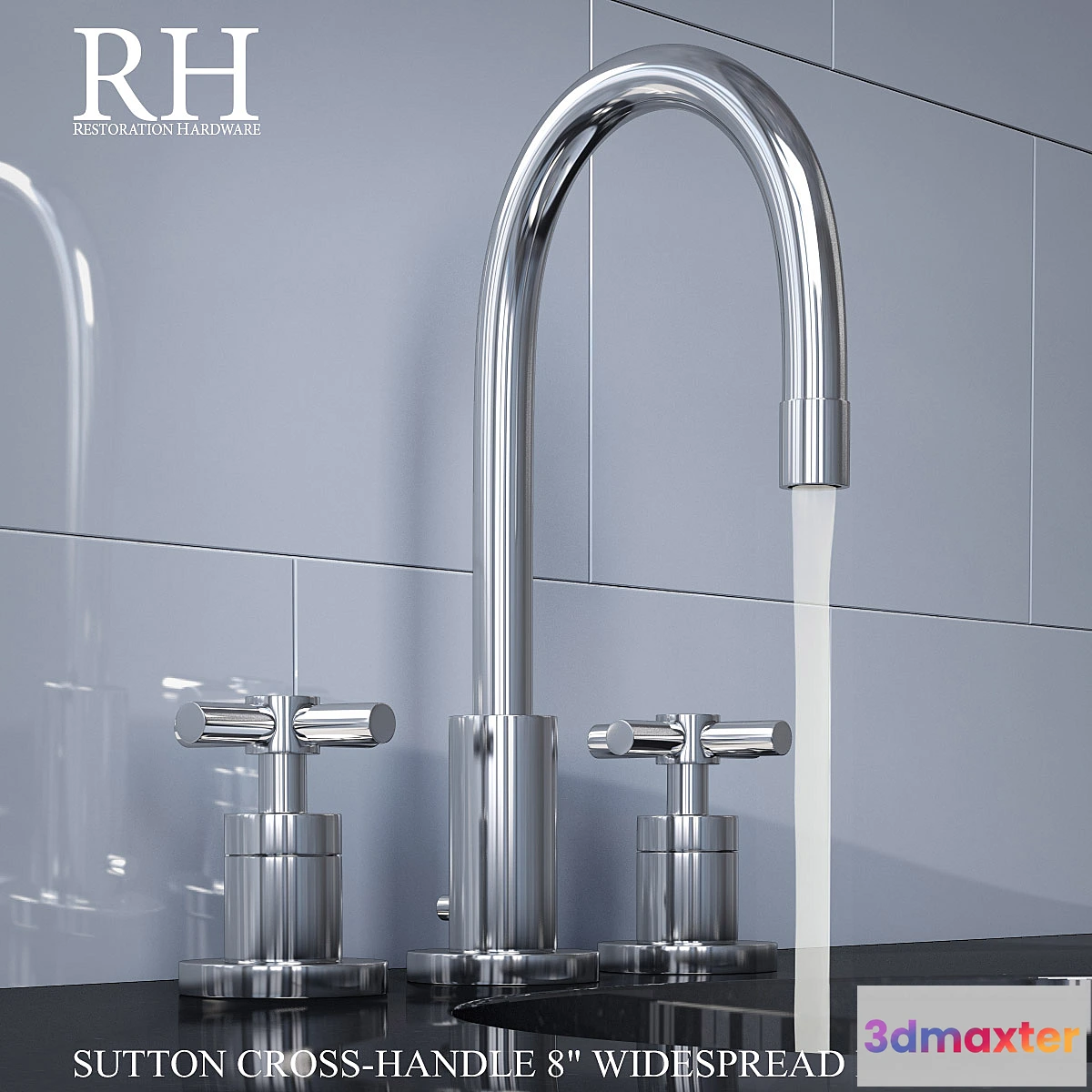 897232 - SUTTON CROSS-HANDLE 8_in WIDESPREAD FAUCET