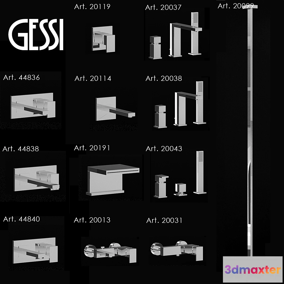897244 - Mixers Gessi Retangolo 1 - No.2