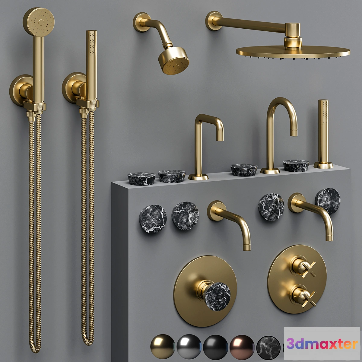 897260 - the watermark collection ZEN bathroom faucet set