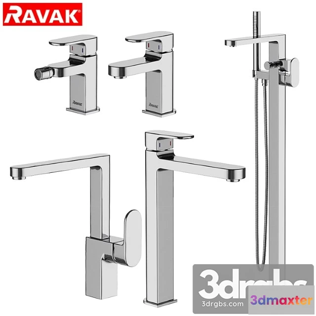911916 - A Set of Mixers Ravak Chrome Set 09