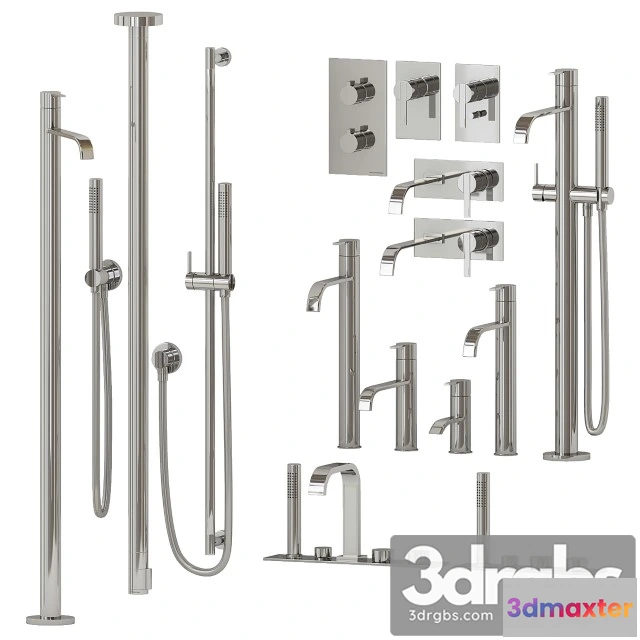 911926 - Antonio Lupi Bikappa Set Mixers