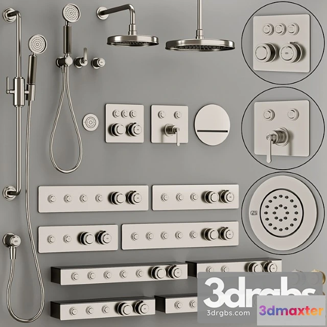 912174 - Gessi Hi Fi Eclectic Bathroom Faucet Set