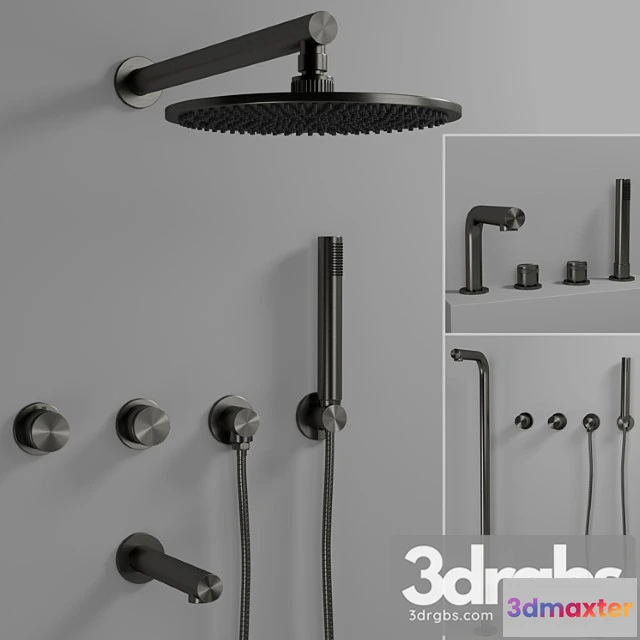 912344 - Lusso Stone Shower Set
