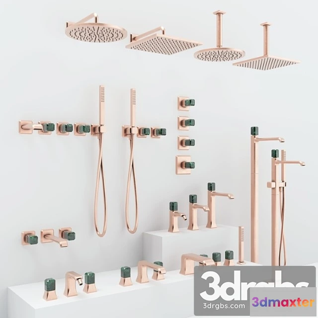 912372 - Mixer Set from the Lorena Collection by Cristina Rubinetterie