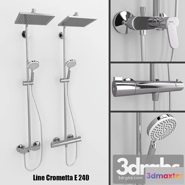 912526 - Shower systems hansgrohe crometta e 240