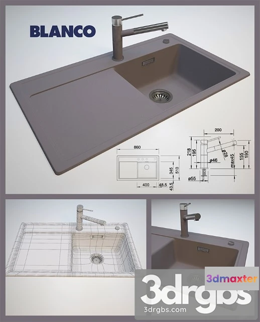 976824 - Blanco Zenar Xl 45 S F Blanco Alta S Compact